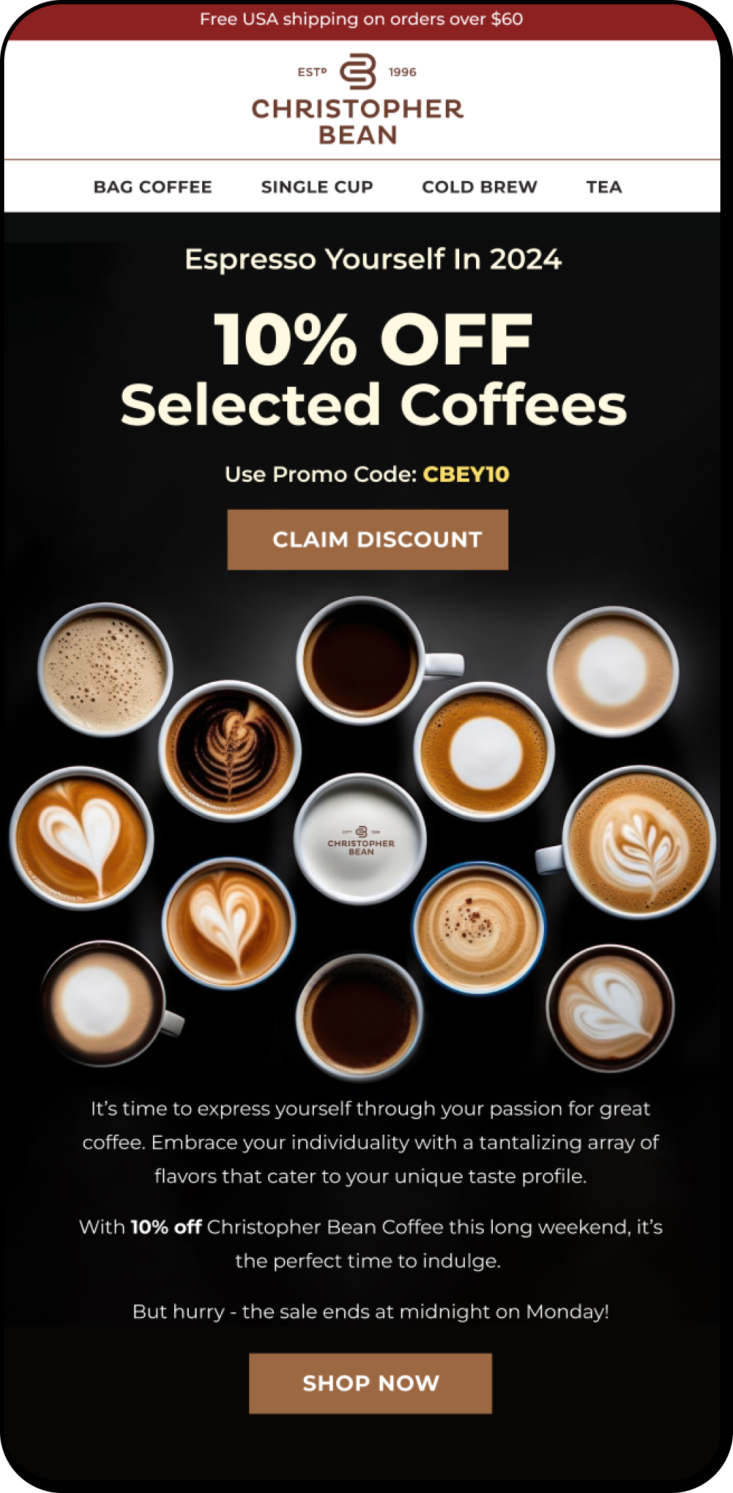 christopher bean mockup